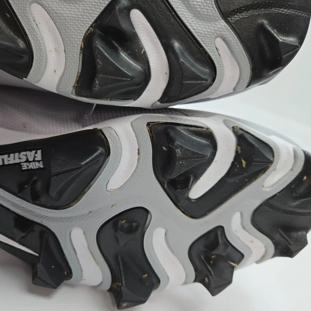 Nike Force‎ Trout 9 Keystone Grey White Cleats Mens Size 12 FB9728-002